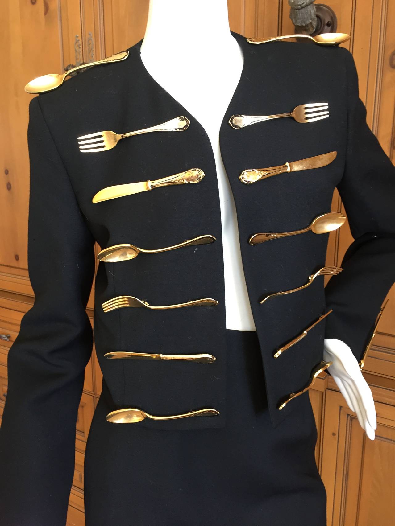 Women's Moschino Couture Iconic 1989 Cutlery 