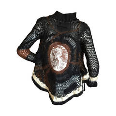 Jean Paul Gaultier Crochet Cardigan Sweater