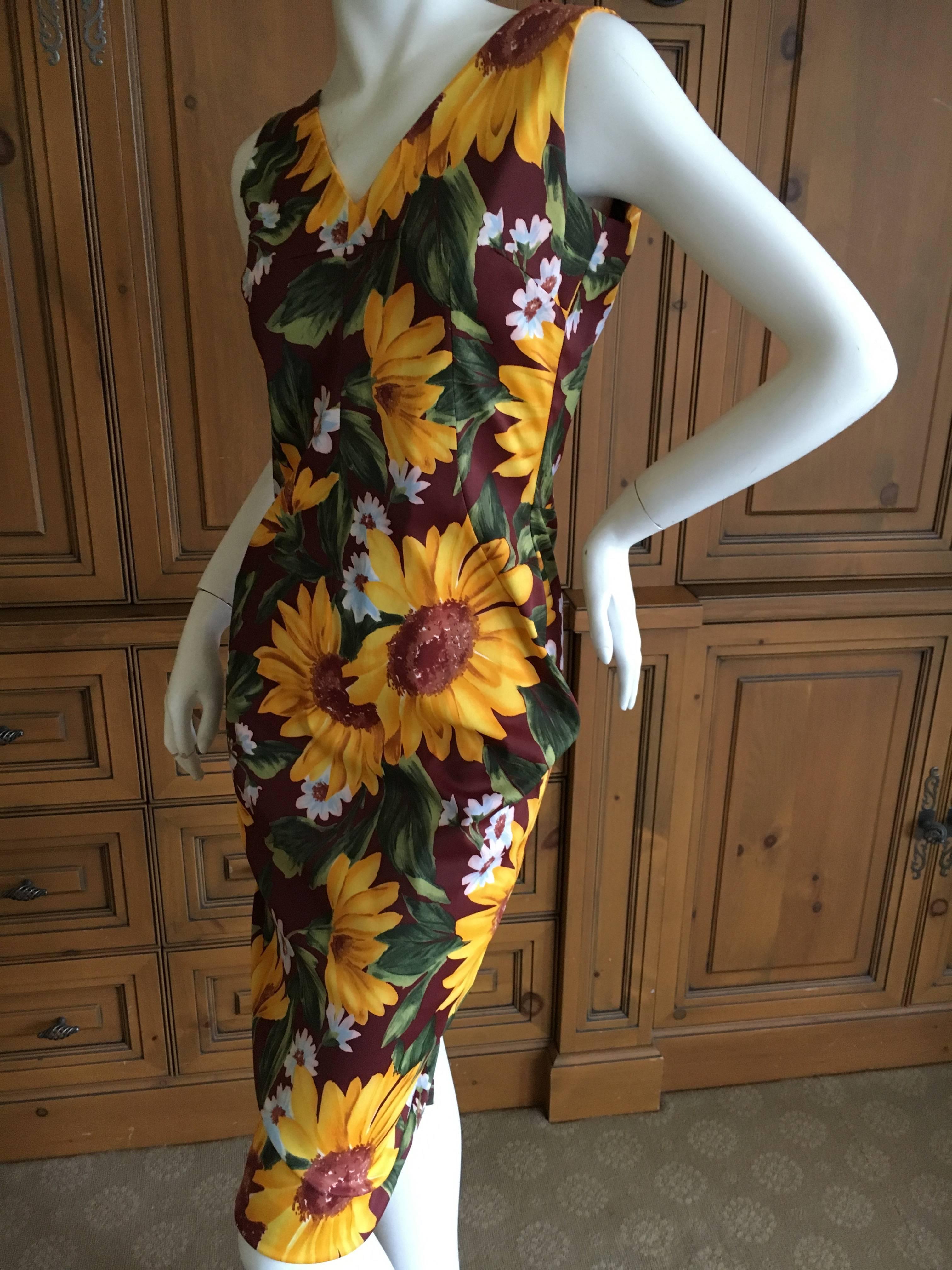 sunflower babydoll dress