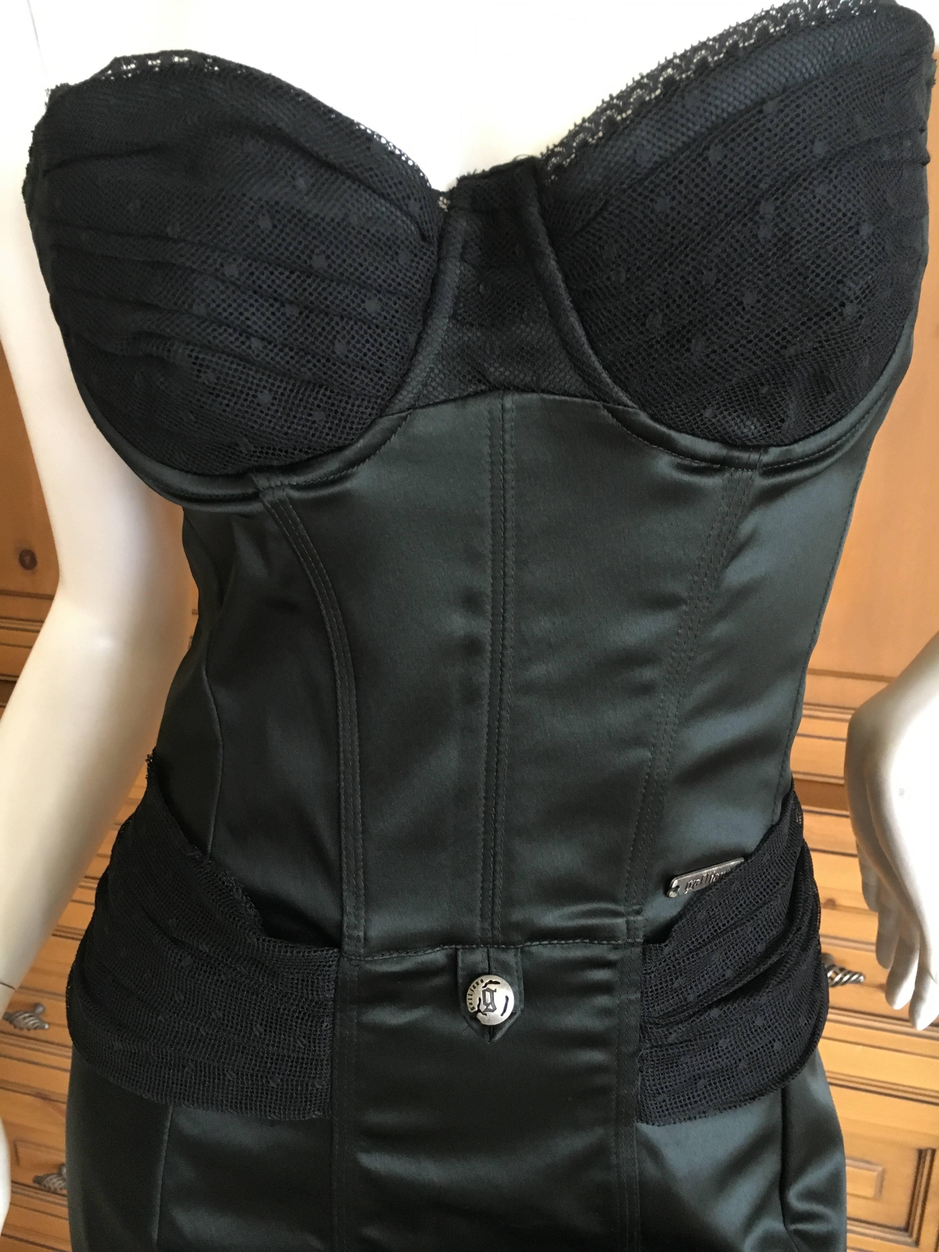 little black dress corset