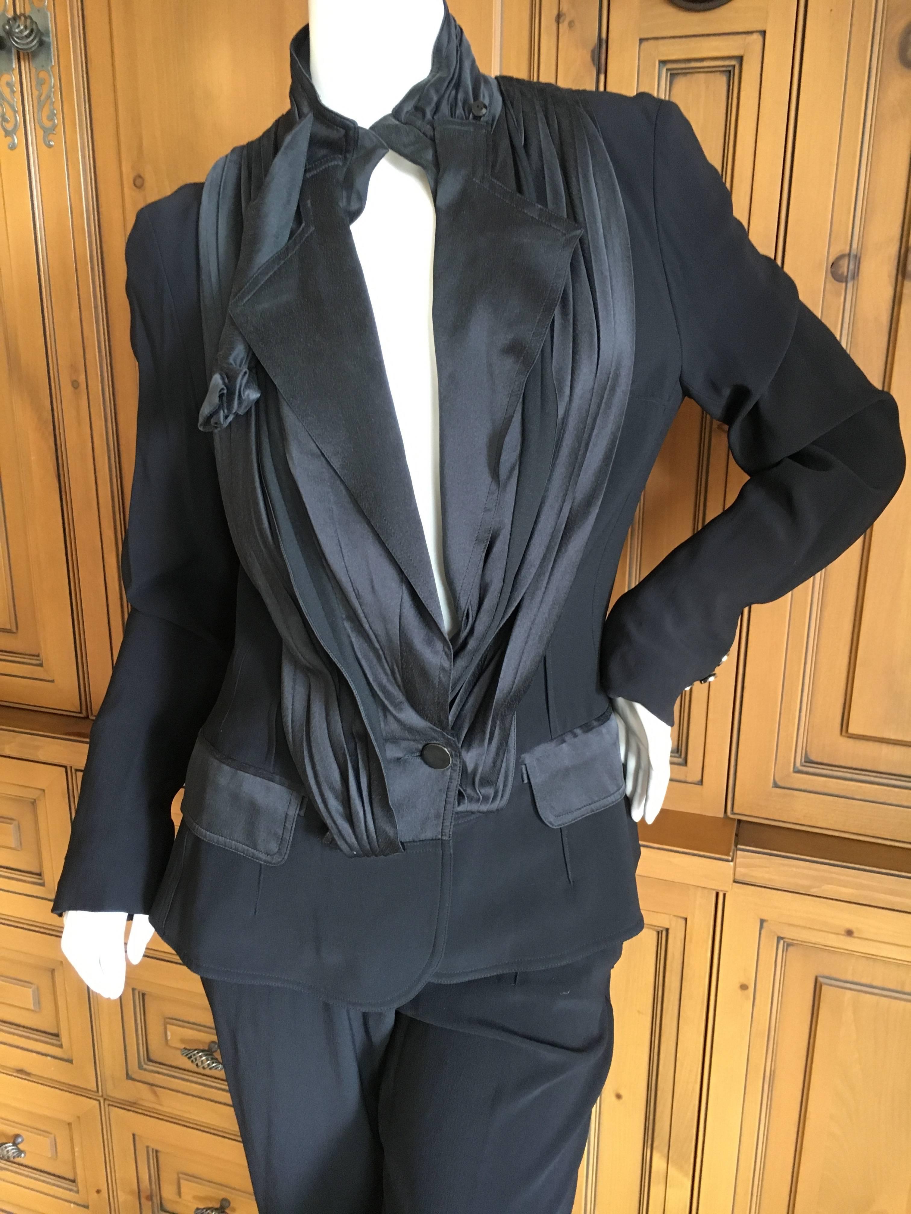 John Galliano 1990's Black Tuxedo For Sale 1