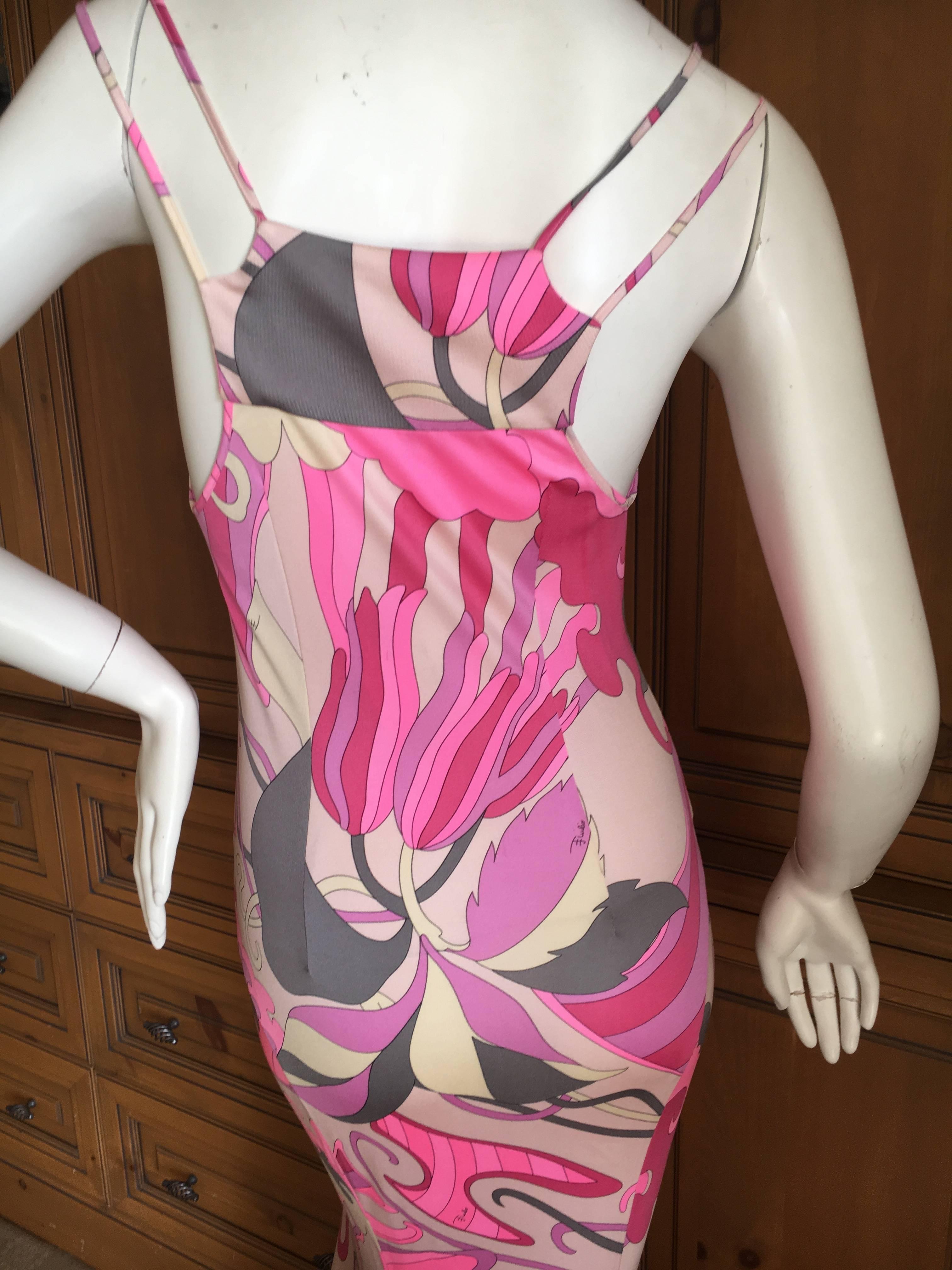 Women's Emilio Pucci Pink Maxi Dress New with Tags