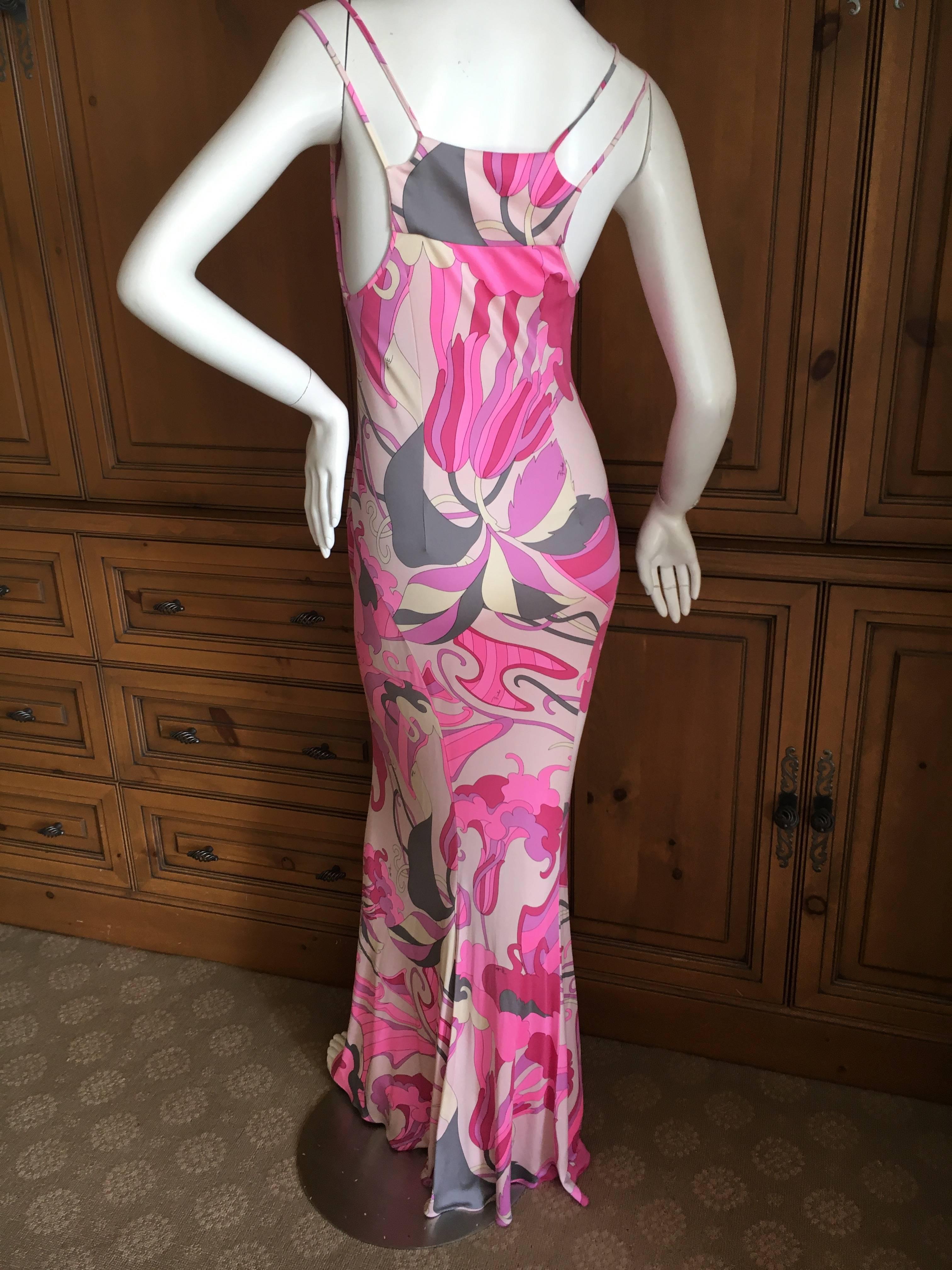 Emilio Pucci Pink Maxi Dress New with Tags 5