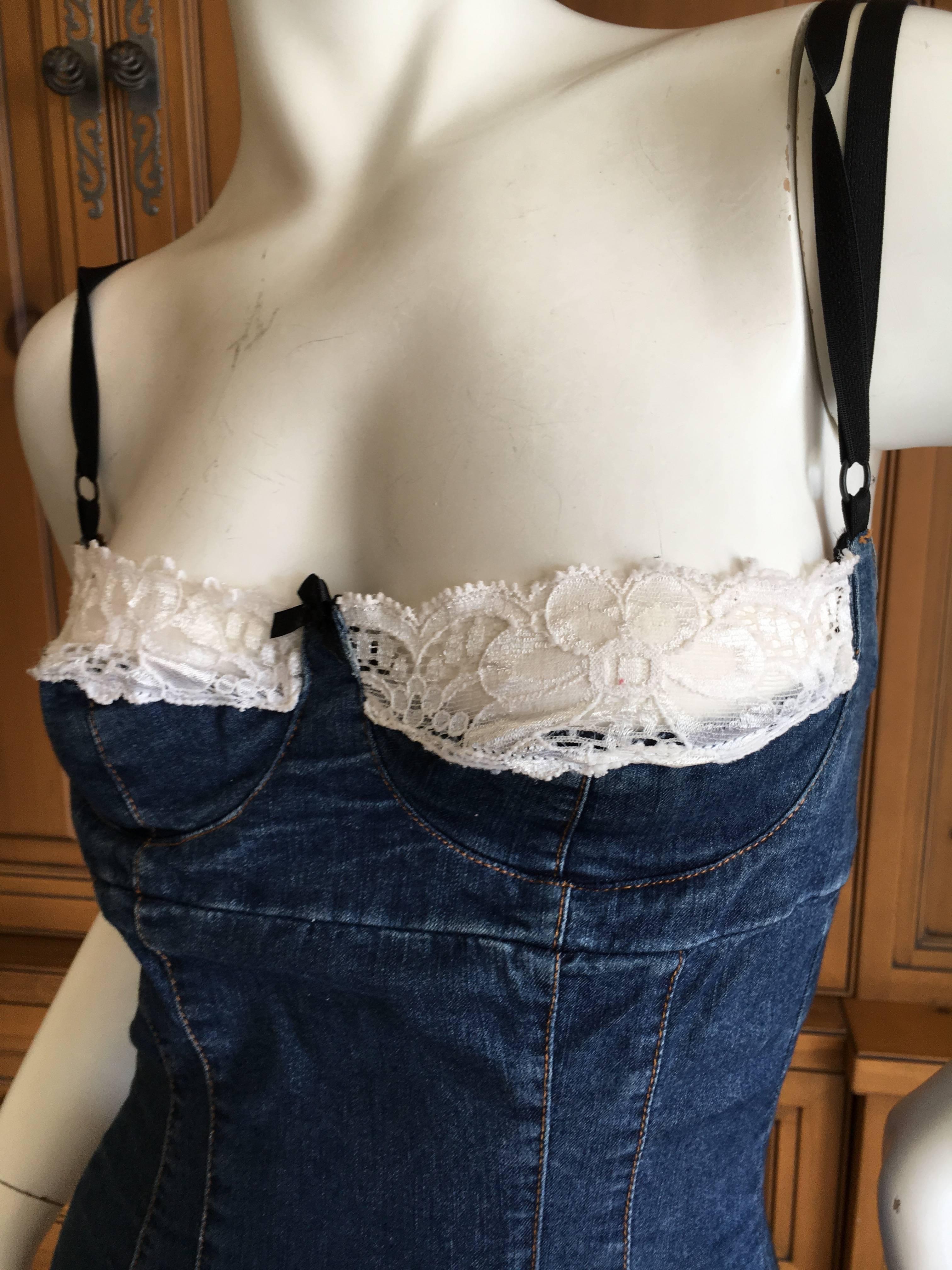 dolce and gabbana denim dress