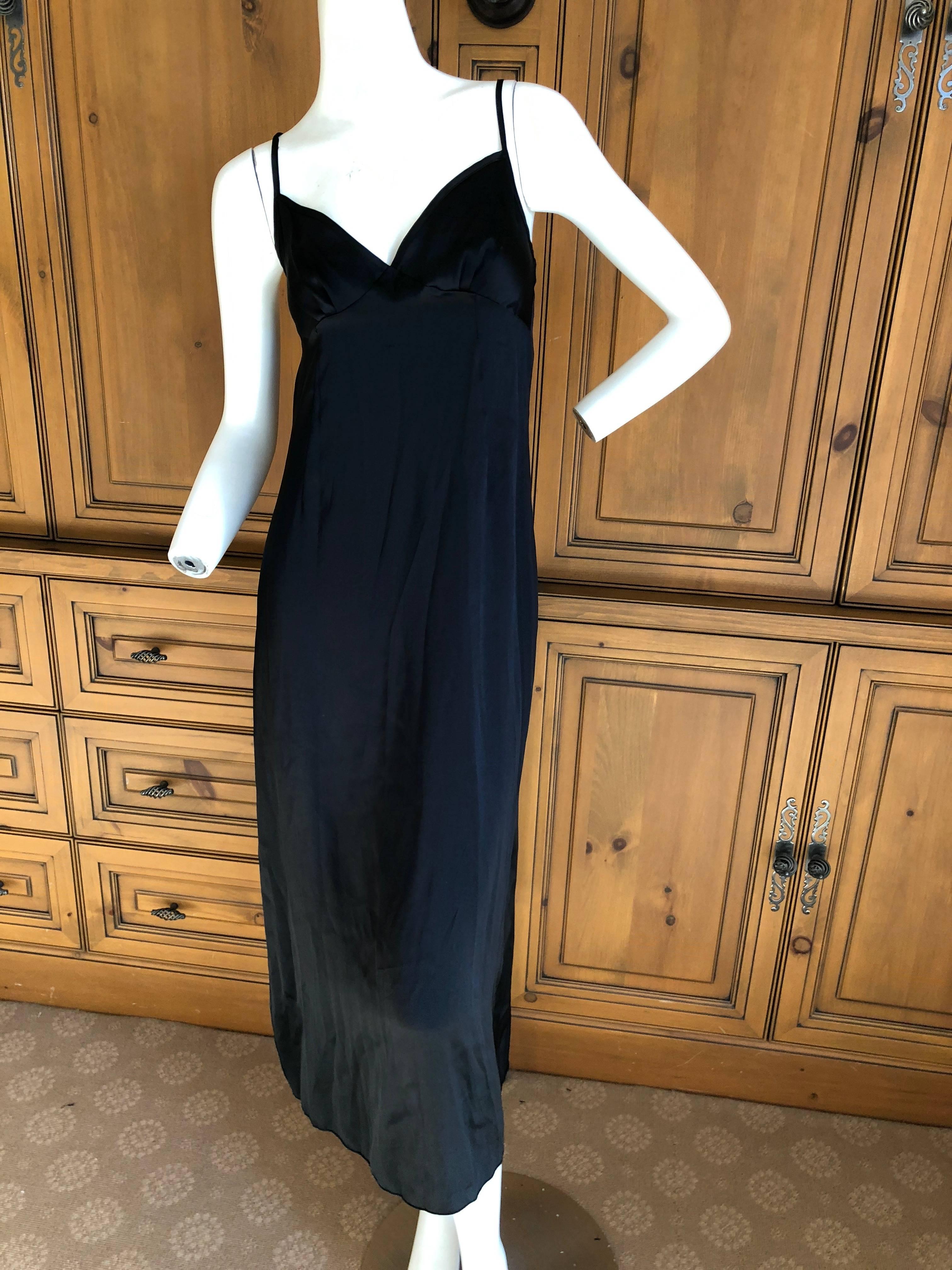 John Galliano Sheer Little Black Dress with Accordion Pleats and Slip For Sale 2