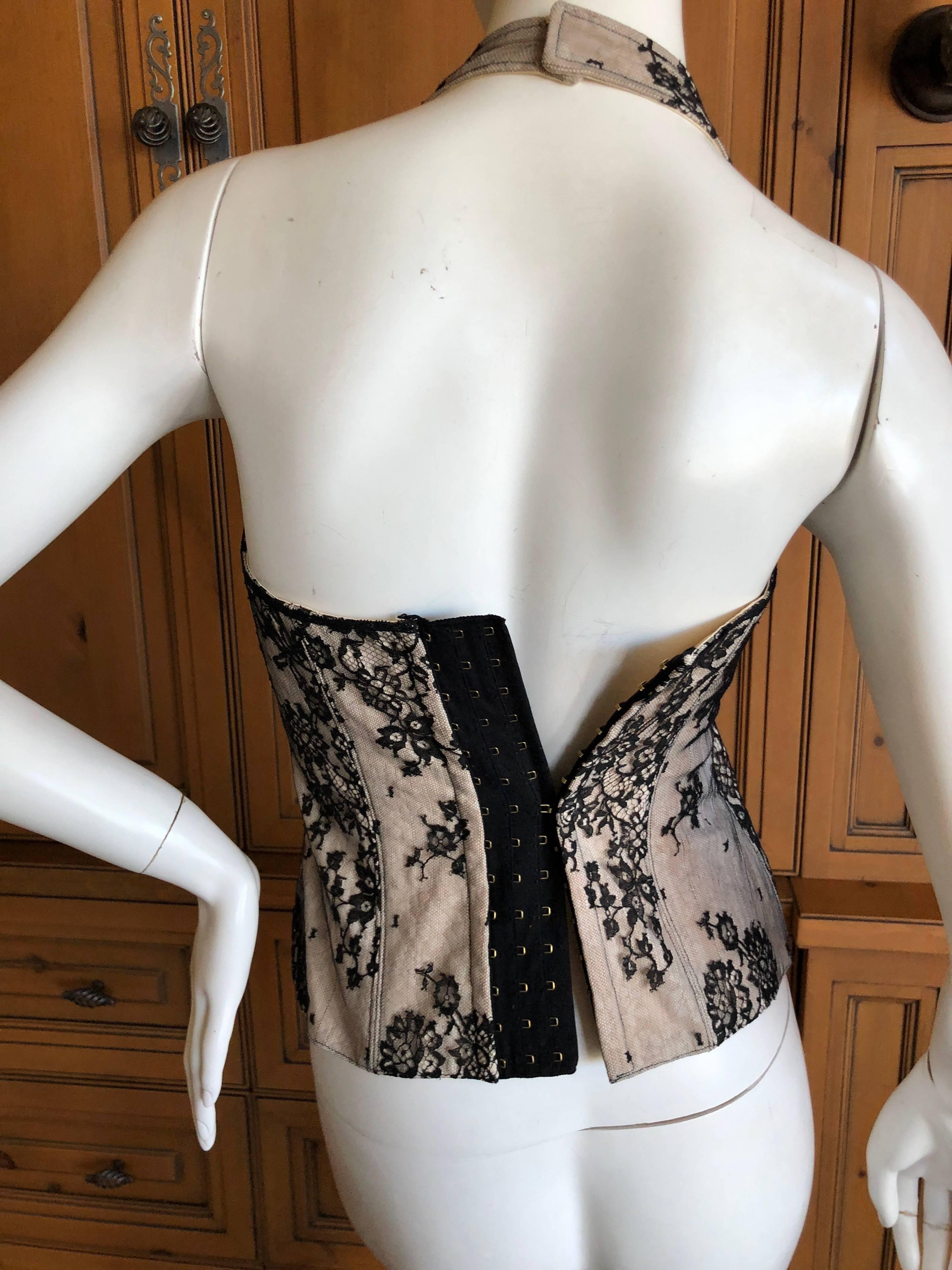 Christian Dior by John Galliano Lace Corset In Excellent Condition In Cloverdale, CA