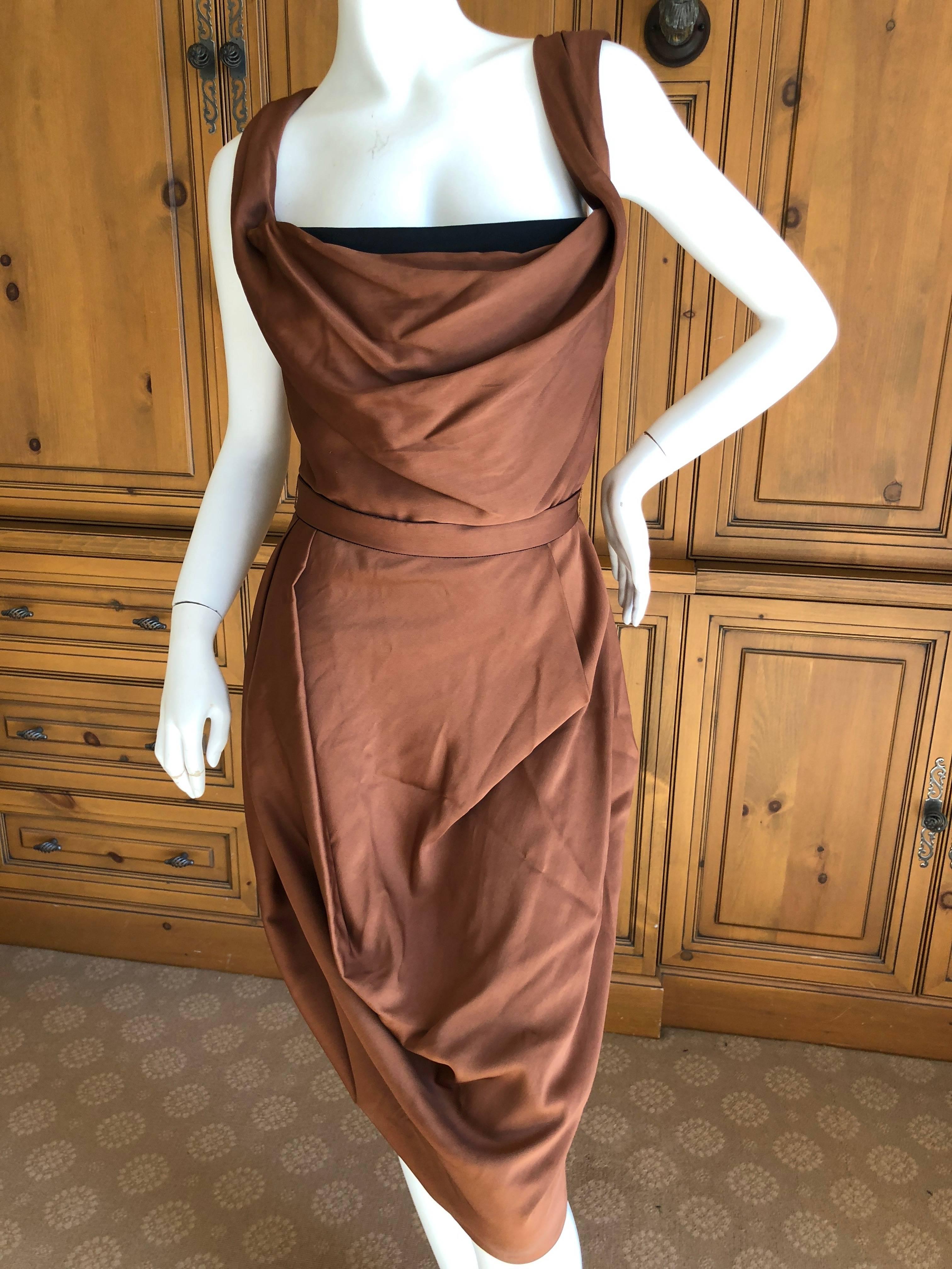 copper color dress