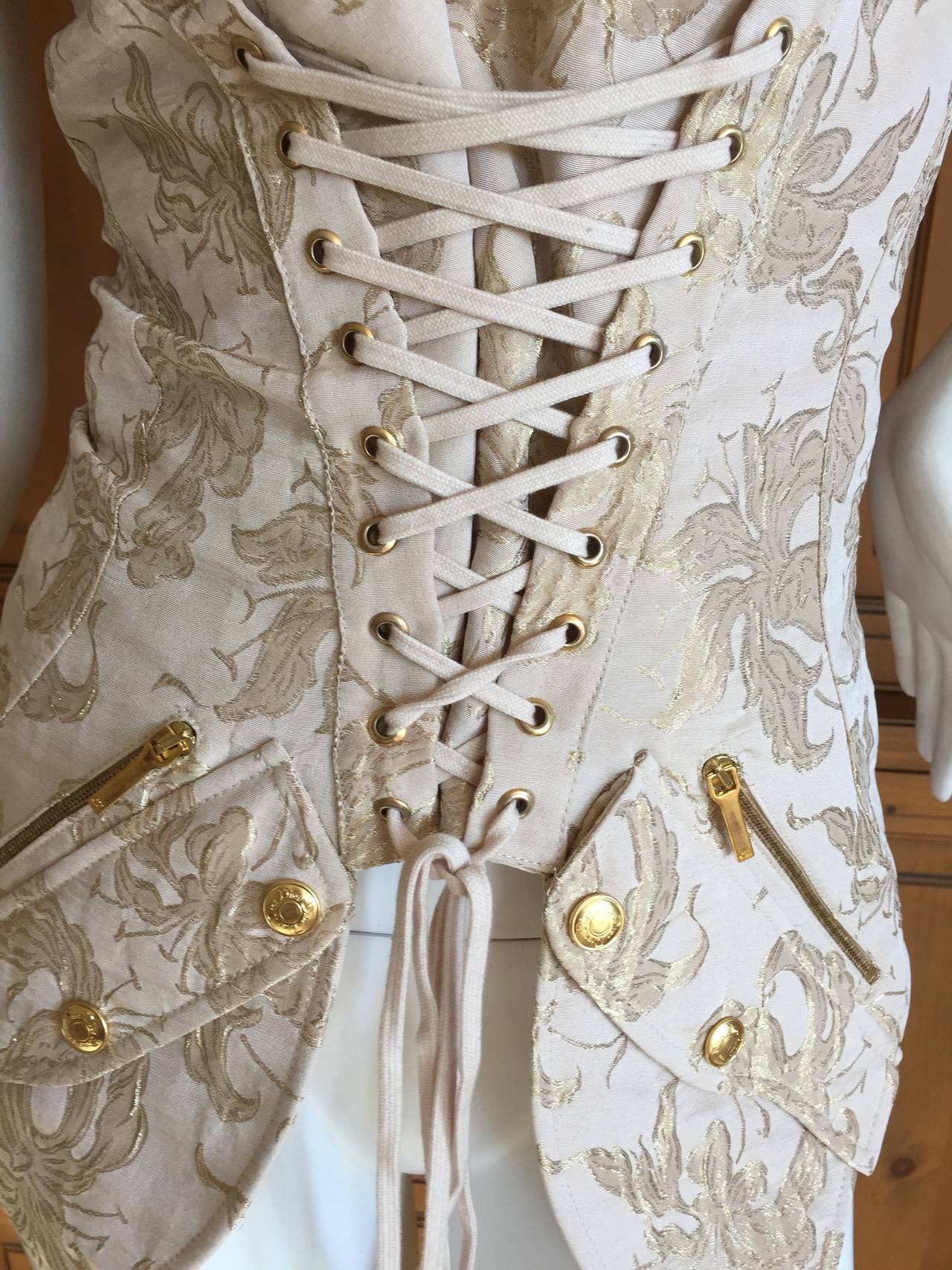 john galliano corset