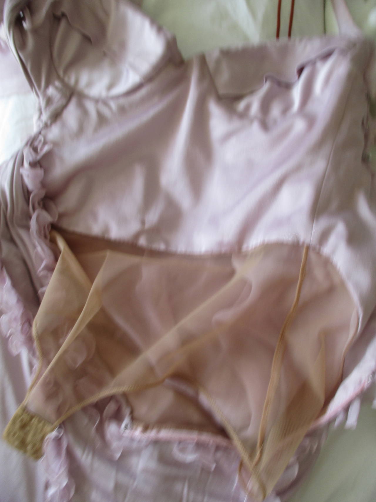 Atelier Versace Vintage Lavender Ruffled Backless Dress 2