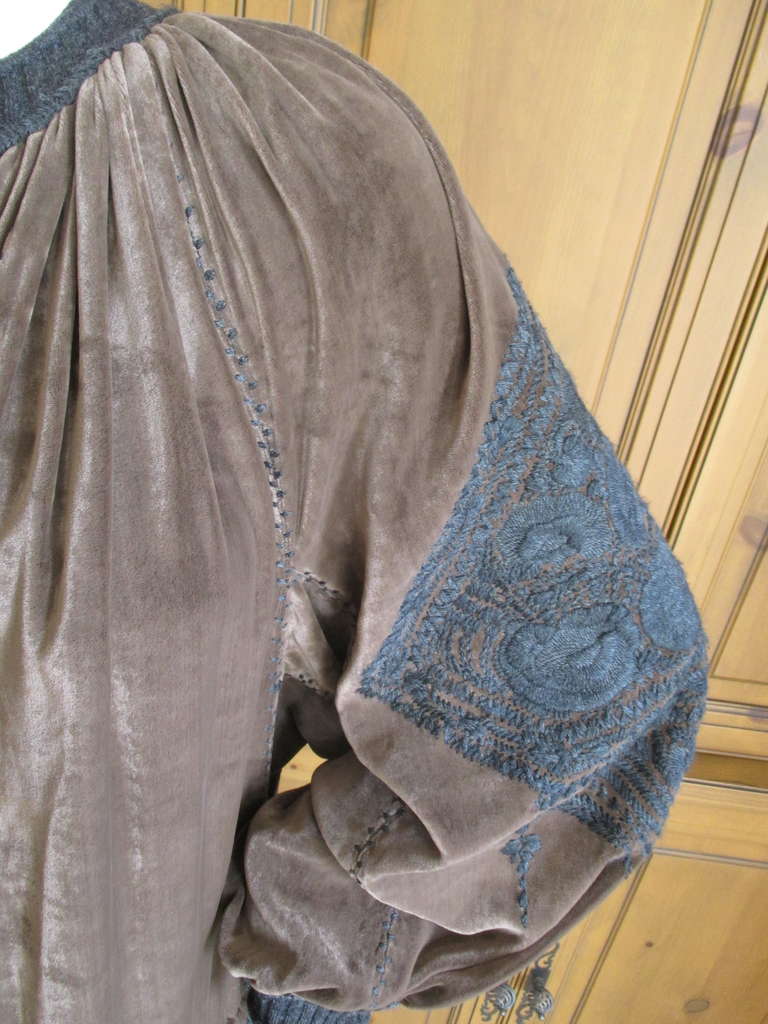 Jean Paul Gaultier Boho Embroidered Caftan Dress 1