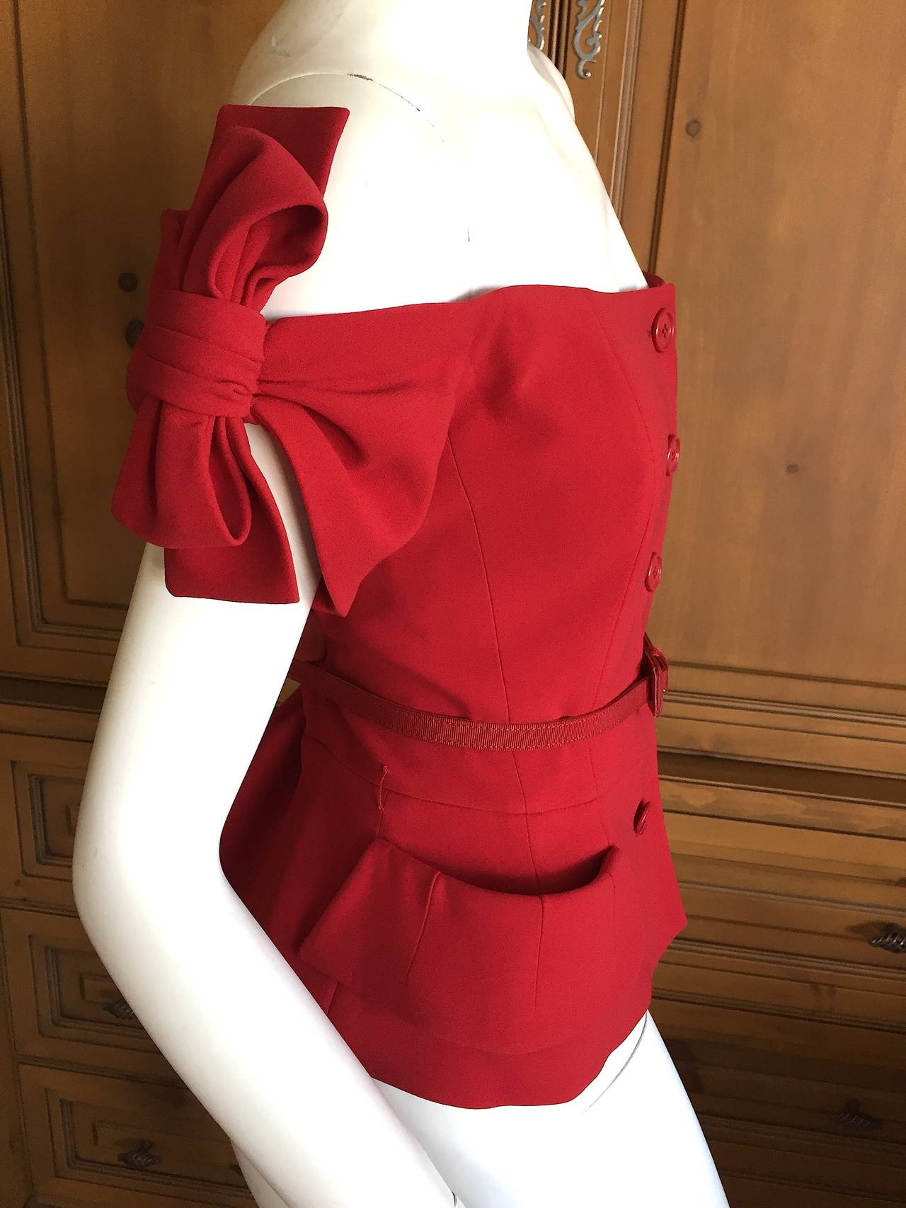 dior red jacket