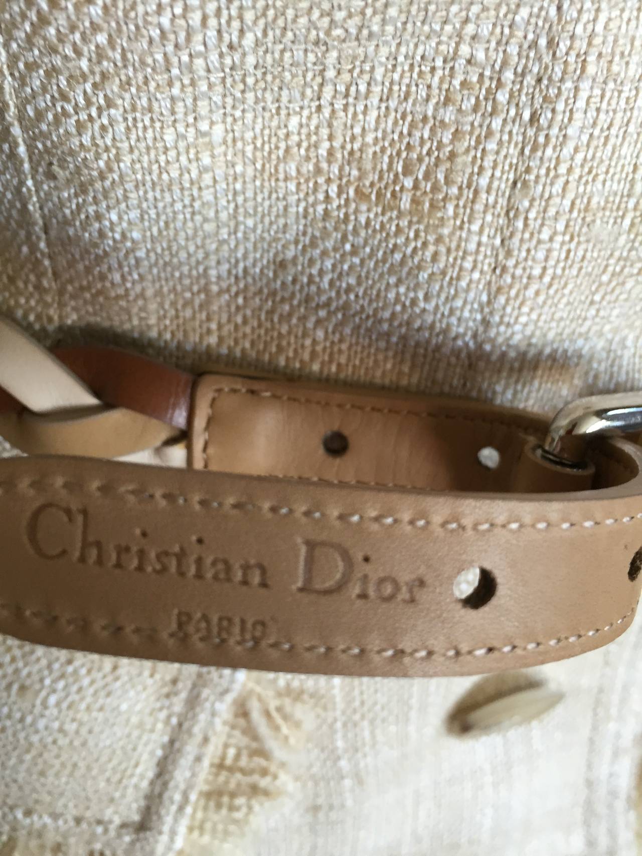 Women's Christian Dior by John Galliano Off the Shoulder Silk Fringe Jacket
