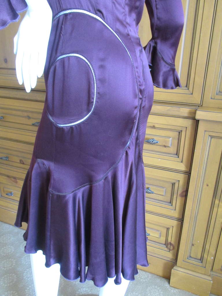 Women's Alexander McQueen Silk Dress Fall 2002 Supercalifragilistic Collection