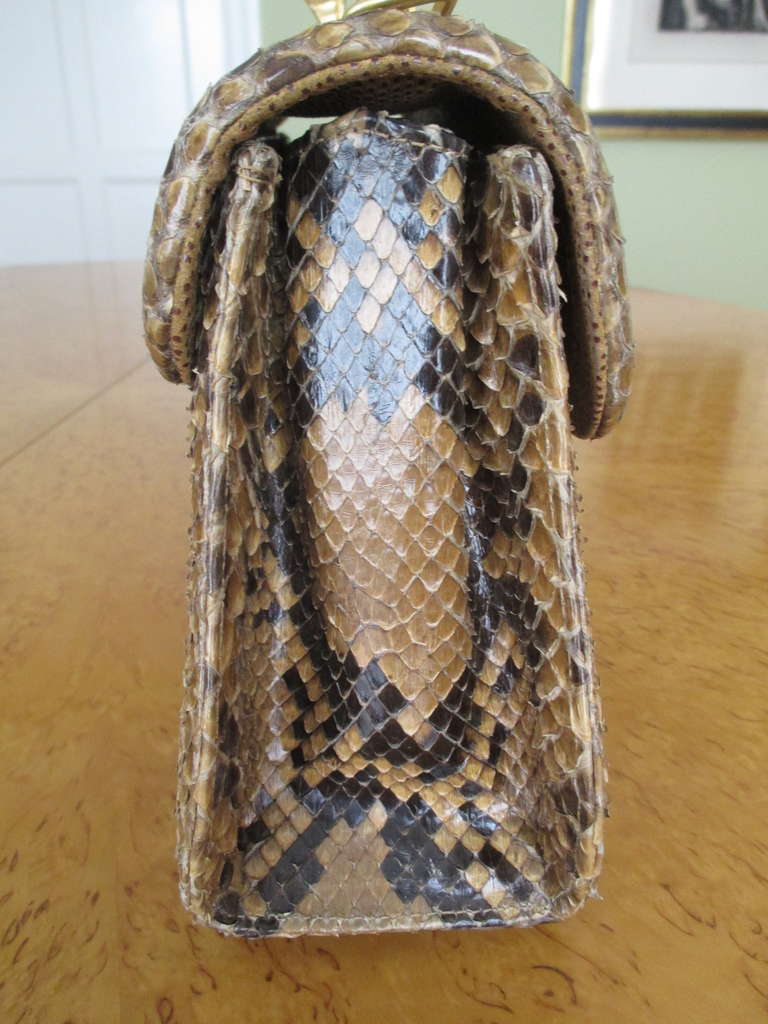 Barry Kieselstei​n-Cord Ultra Rare Snakeskin Trophy Bag 1991 2