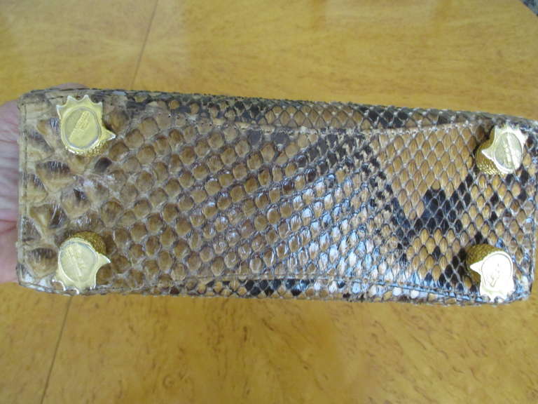 Barry Kieselstei​n-Cord Ultra Rare Snakeskin Trophy Bag 1991 1