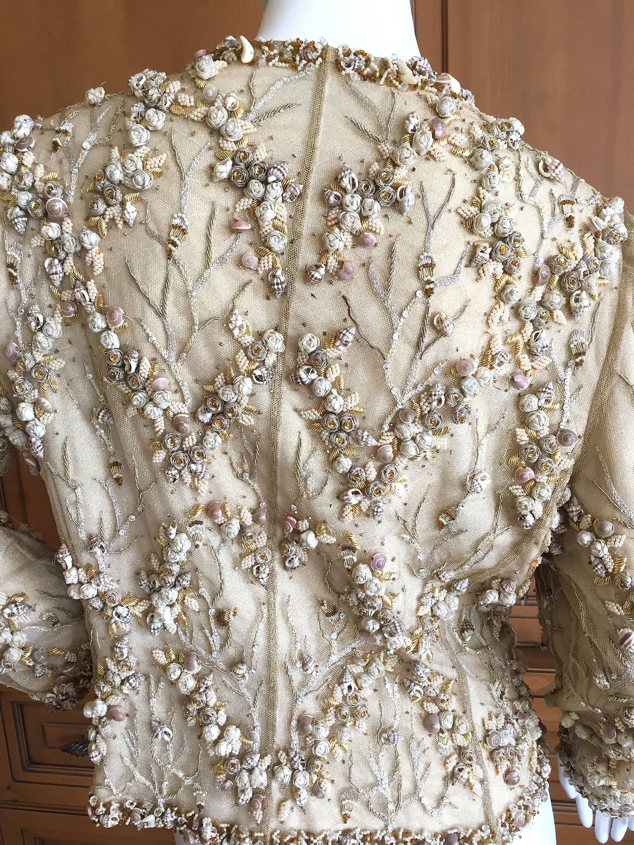 Bill Blass Richly Embellished Vintage Jacket 1