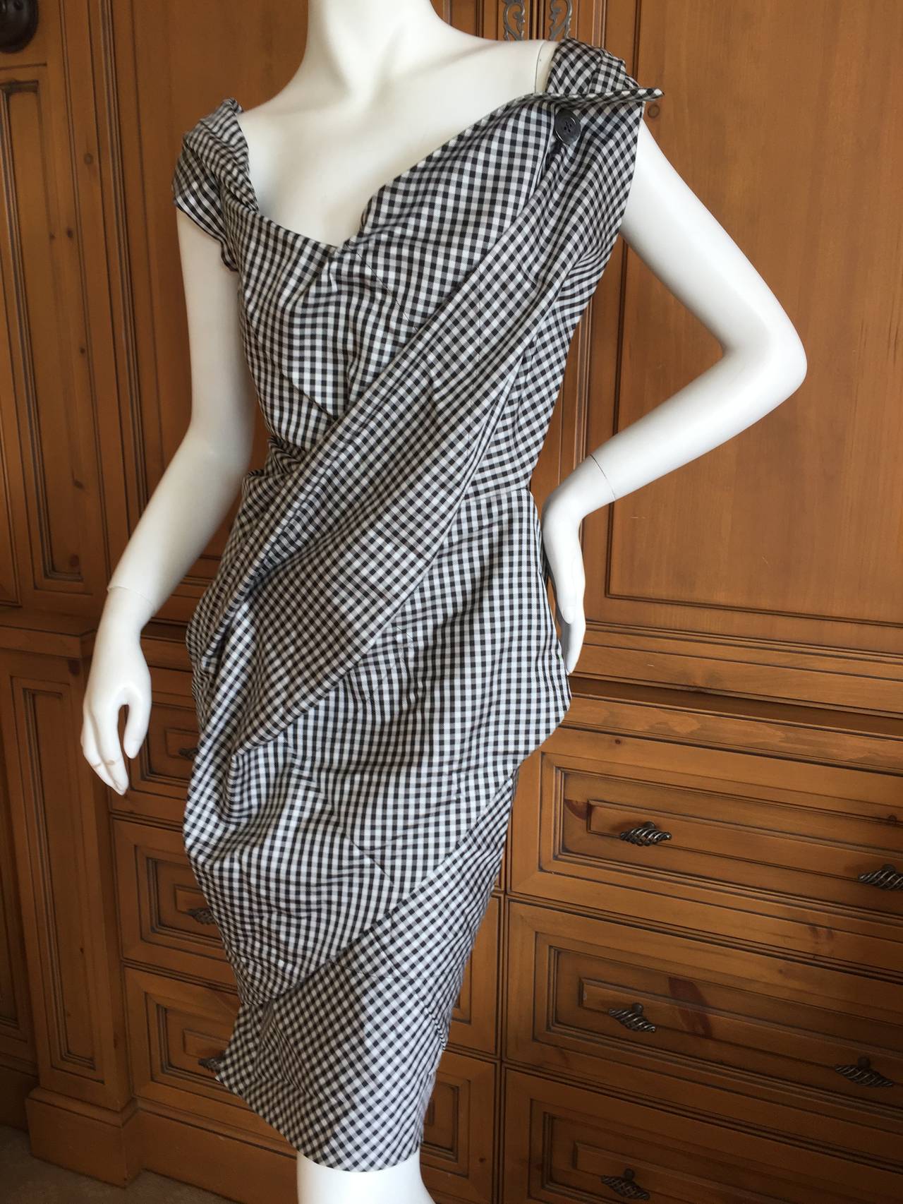 Simone Wild Gingham Dora Dress in Lake