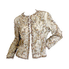 Bill Blass Richly Embellished Vintage Jacket