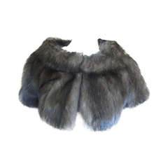 J. Mendel Russian Sable Fur Cropped Jacket