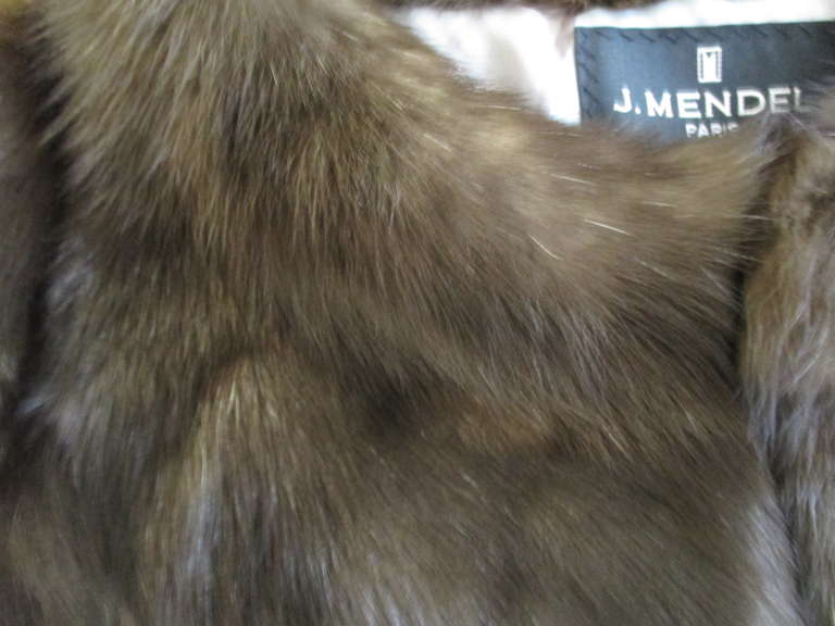 Women's J. Mendel Russian Sable Fur Cropped Jacket