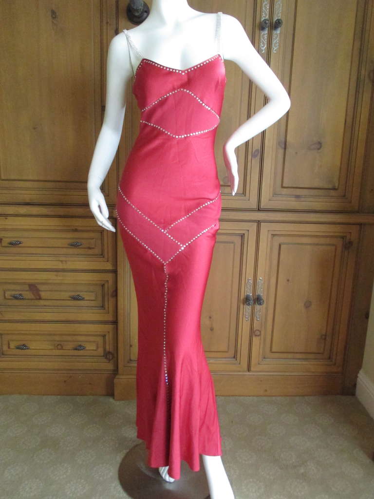 John Galliano Early Diamonte Gown and Wrap 2