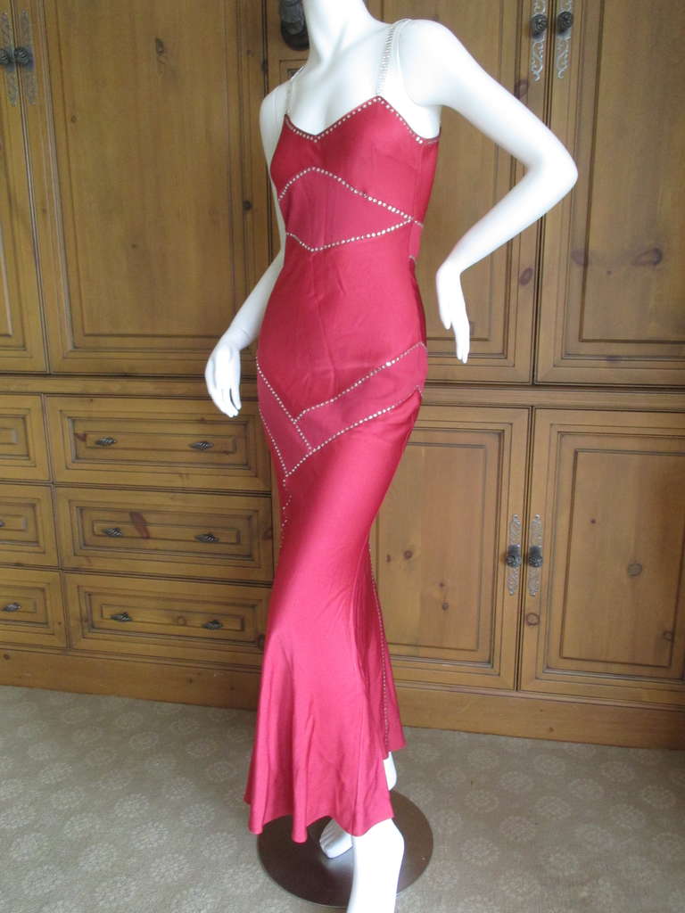 John Galliano Early Diamonte Gown and Wrap 3