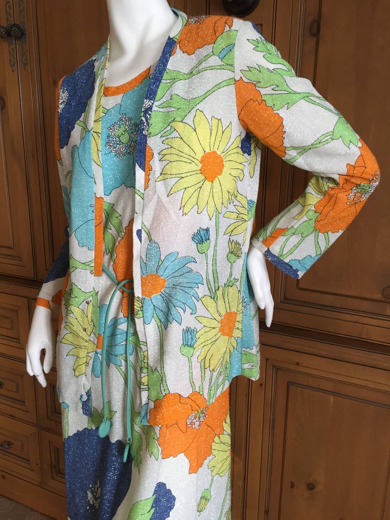 Women's The Lilly by Lilly Pulitzer Sleeveless Floral Dress & Jacket For Sale