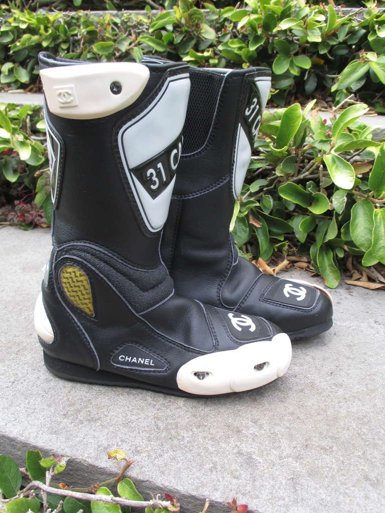 Chanel Motocross Boot's In Good Condition In Cloverdale, CA