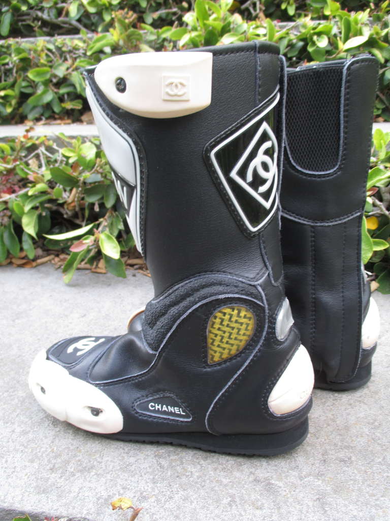 Chanel Motocross Boot's 1