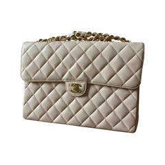 Chanel Classic Jumbo Light Pink Caviar Leather Flap Bag
