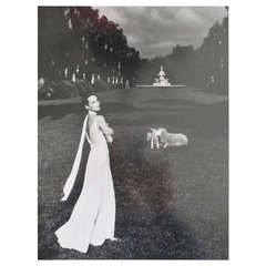 Victor Skrebneski 1974 signed Estee Lauder Ad Photograph Victor Skrebneski 1974 signed Estee Lauder Ad Photograph