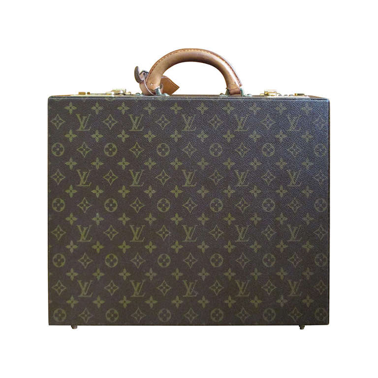 Louis Vuitton 1970's Hard Sided Briefcase  Attache Case