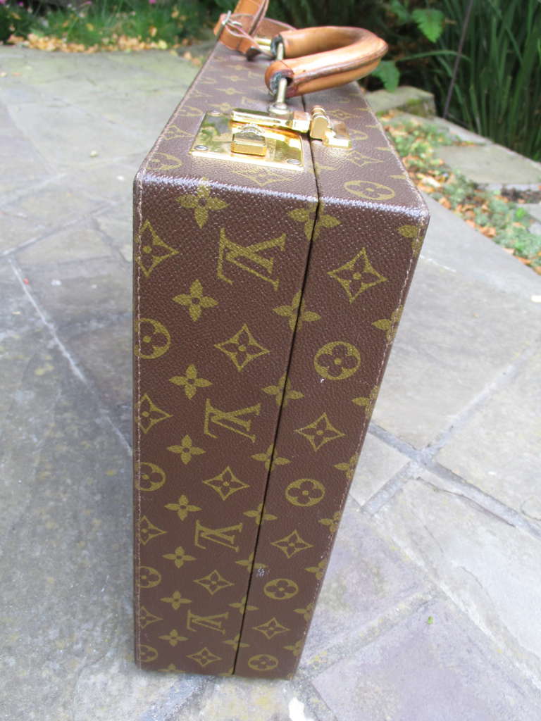 Louis Vuitton 1970&#39;s Hard Sided Briefcase Attache Case at 1stdibs