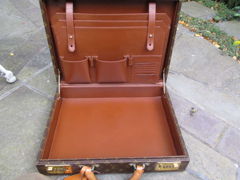 Louis Vuitton 1970's Hard Sided Briefcase  Attache Case 3