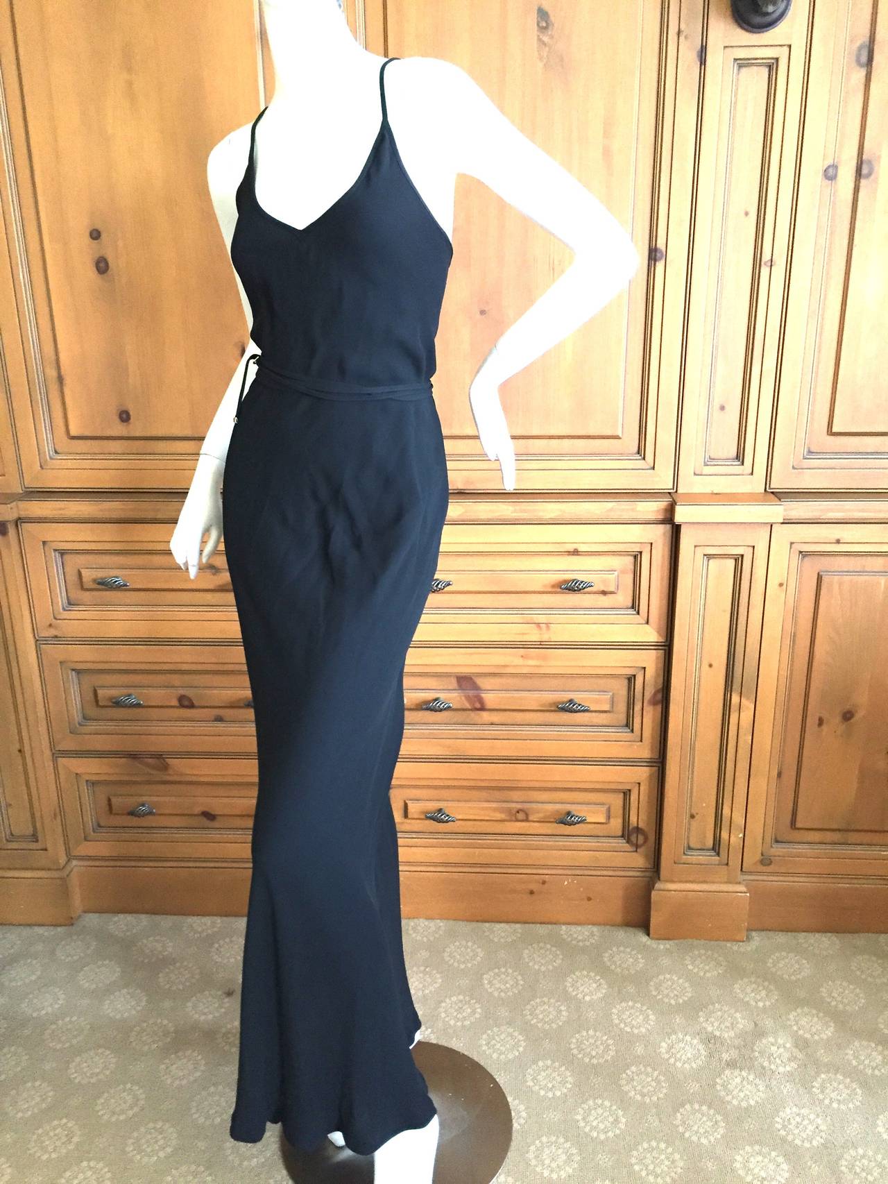 Jean Paul Gaultier Classique Sexy Back Long Black Dress

Wonderful long black dress with an exit making back, so pretty

Size 38

Bust 36