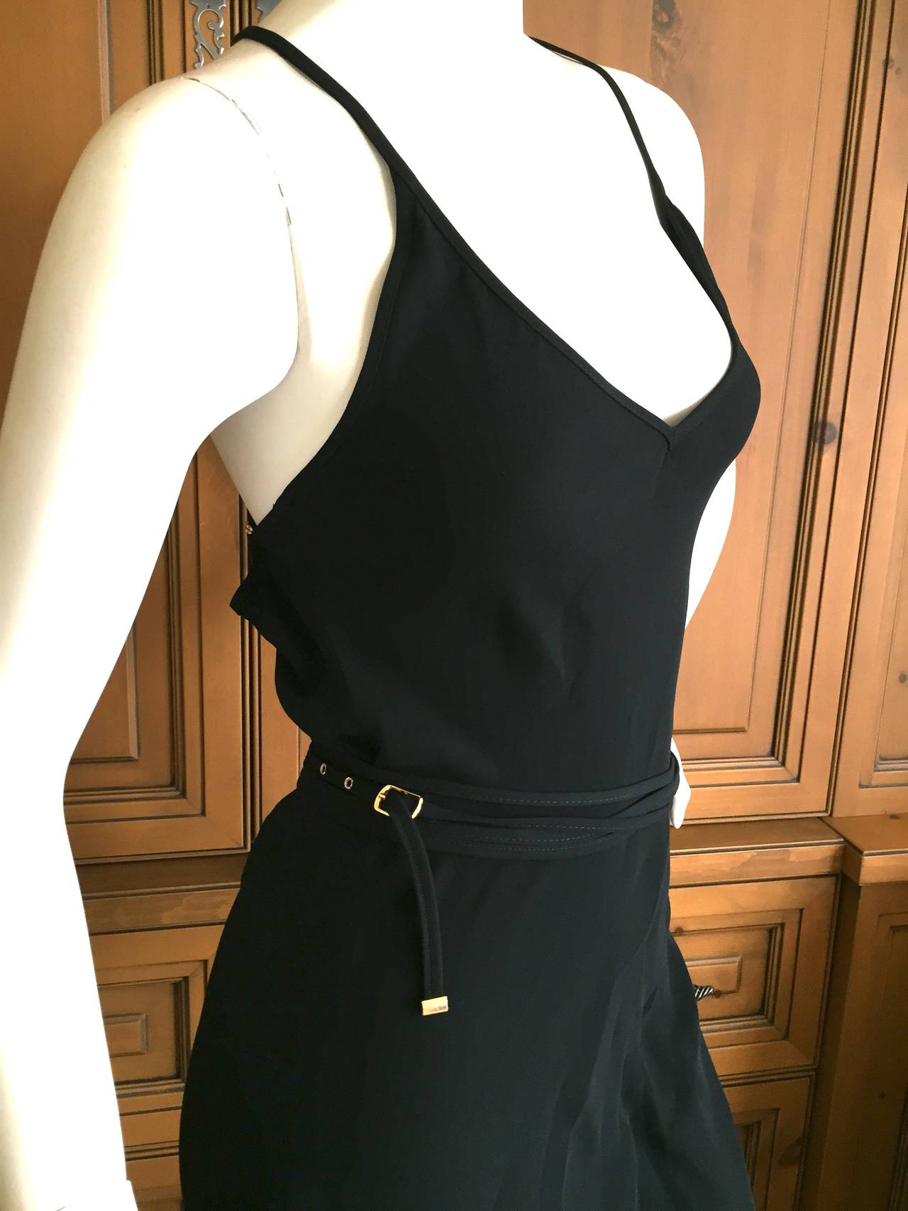 Women's Jean Paul Gaultier Classique Long Black Dress Size 38