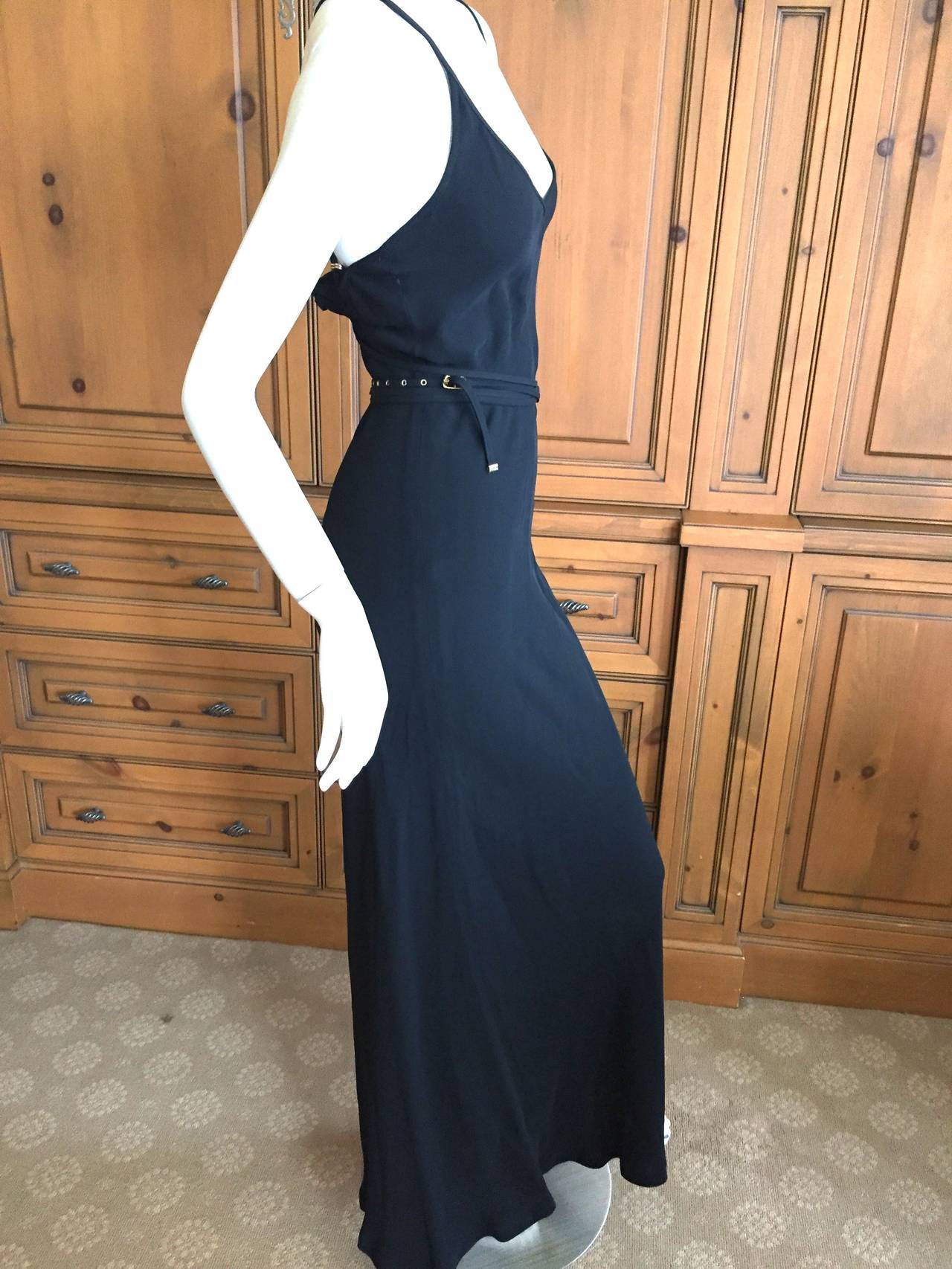 Jean Paul Gaultier Classique Long Black Dress Size 38 1