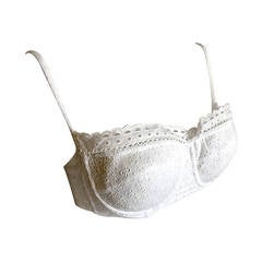 Alaia Vintage 80's Broderie Anglaise Eyelet Bras (2)