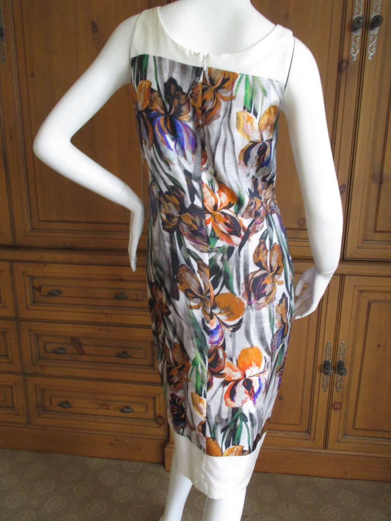 Women's Dries van Noten Iris Print Silk Dress