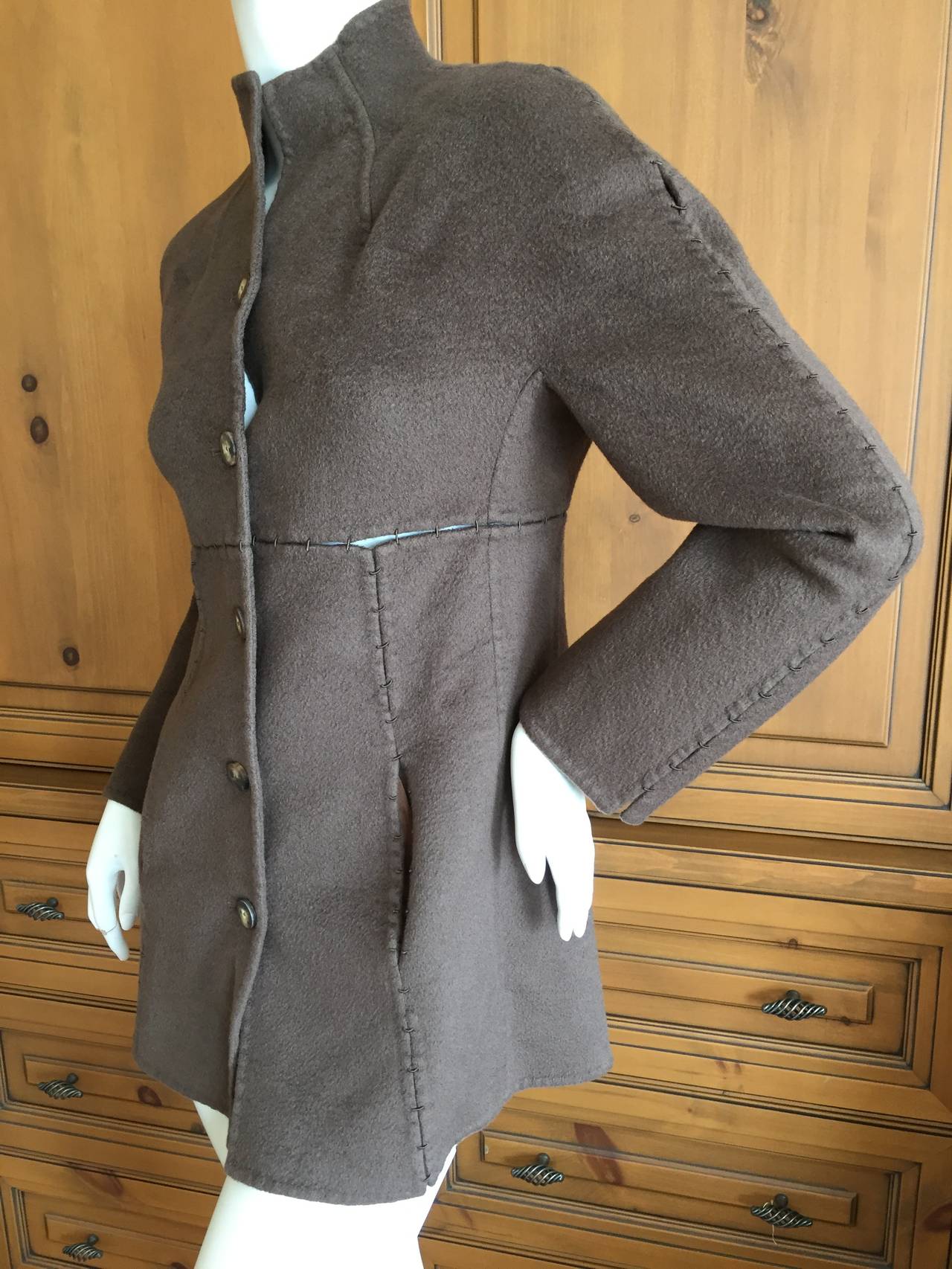 Chado Ralph Rucci Doubleface Cashmere Jacket In Excellent Condition In Cloverdale, CA