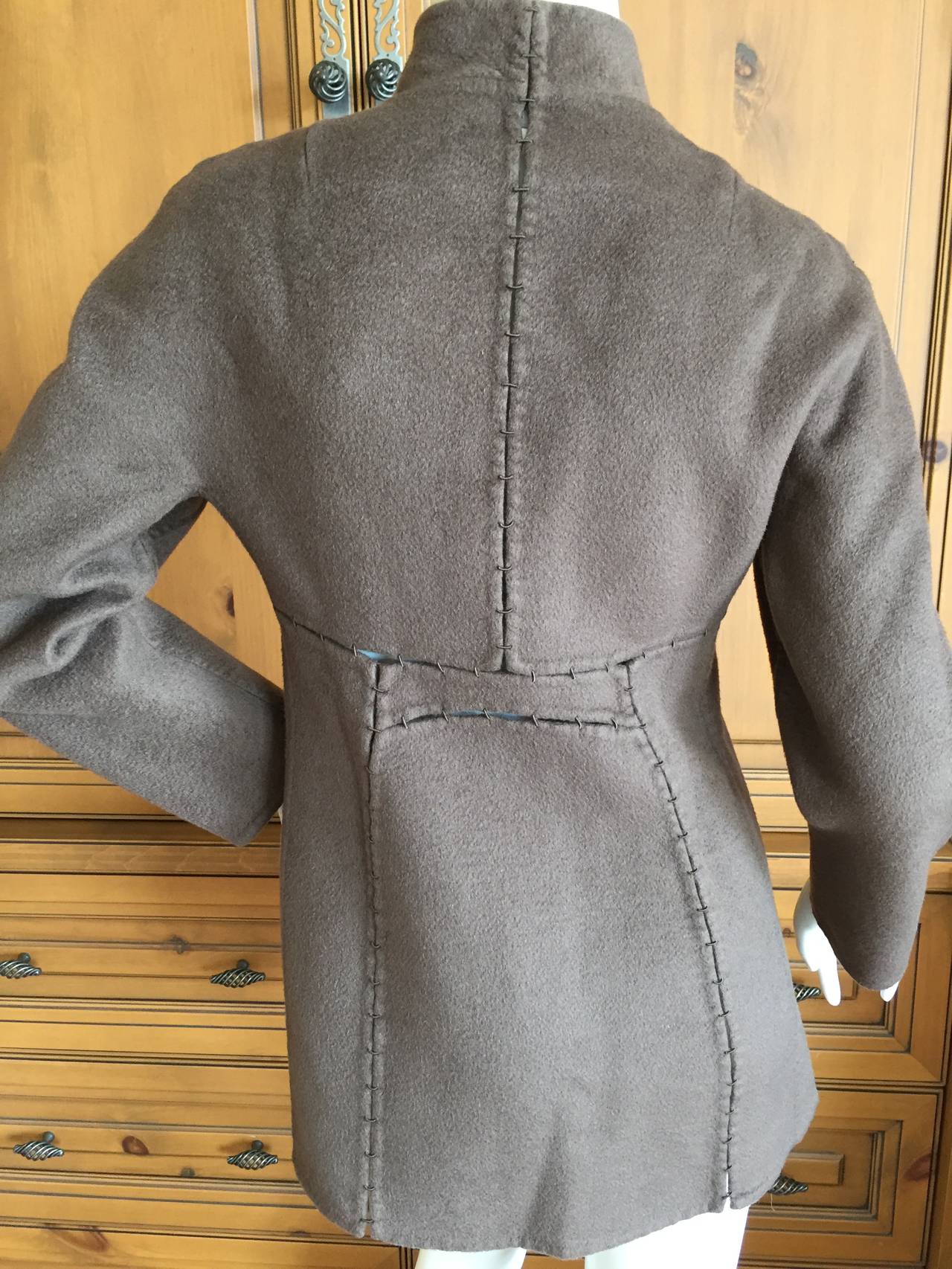 Chado Ralph Rucci Doubleface Cashmere Jacket at 1stDibs