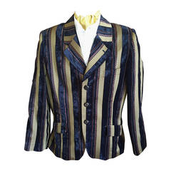 Matsuda Vintage Velvet & Ribbon Cropped Men's Jacket.