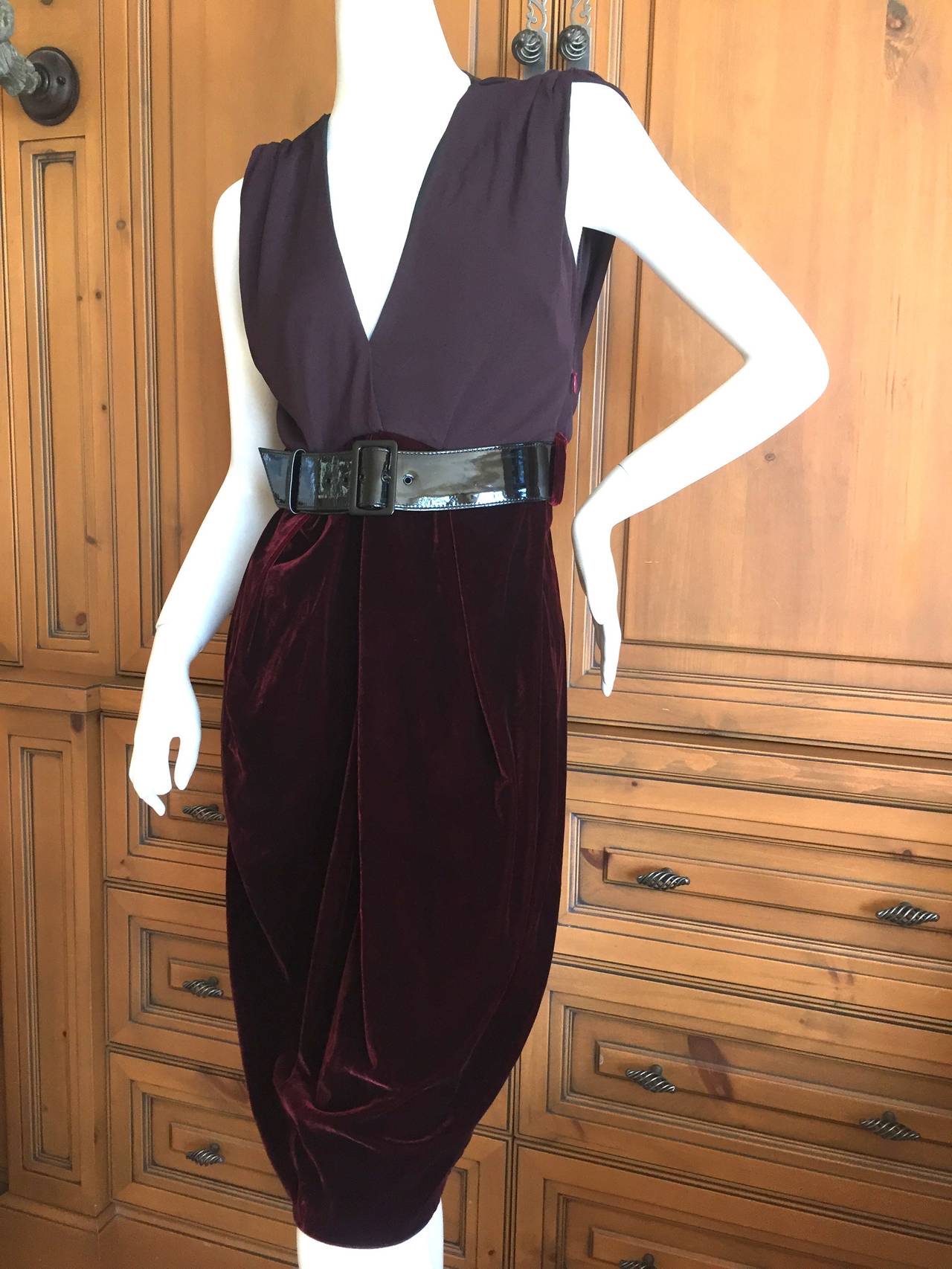 Jean Paul Gaultier Bondage Back Cocktail Dress In Excellent Condition In Cloverdale, CA