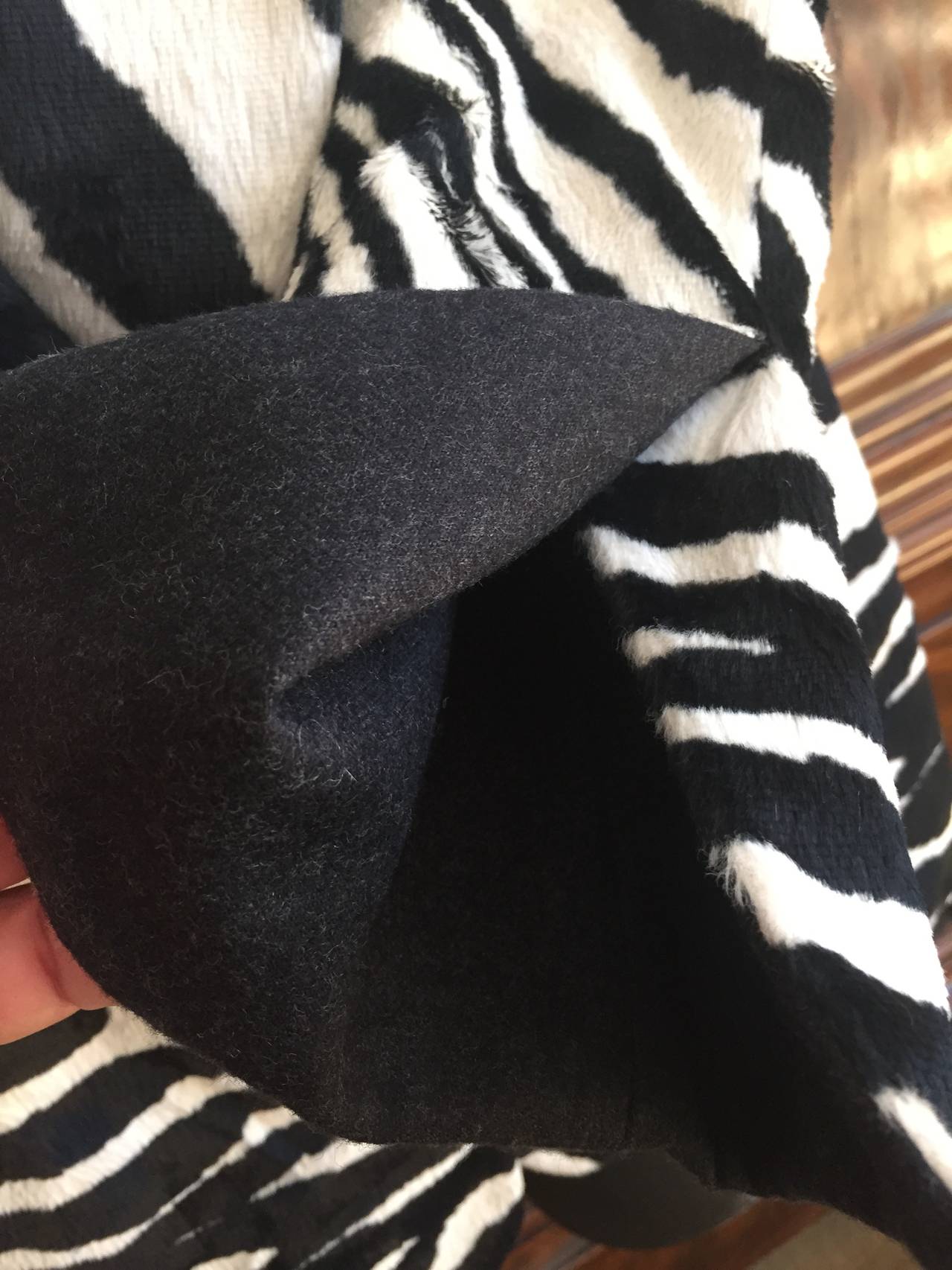 Gianfranco Ferre Plush Zebra Jacket 1