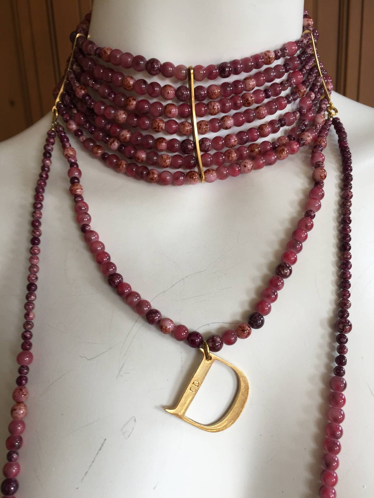 dior maasai necklace