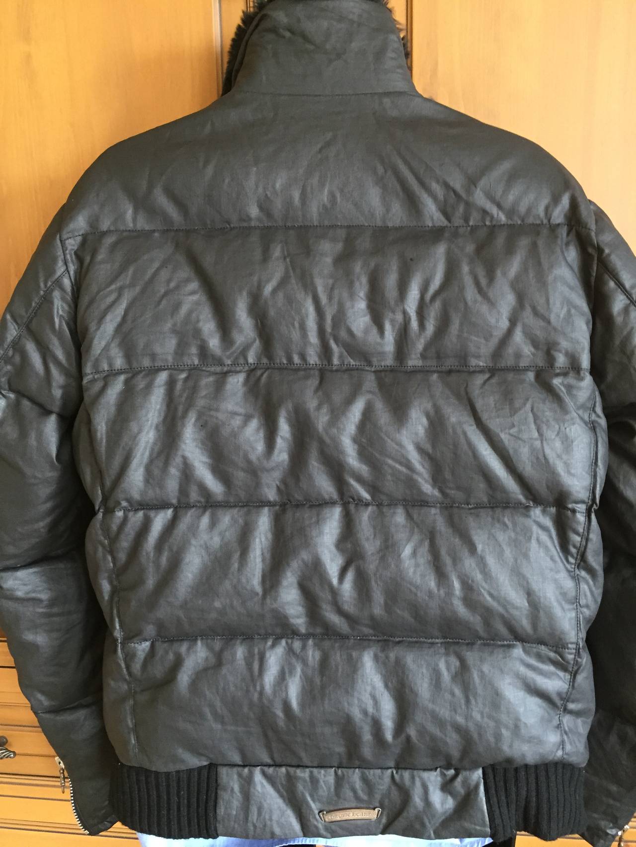 chrome puffer jacket mens