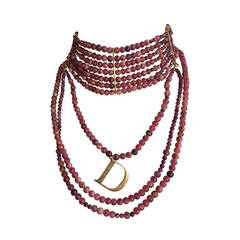 Christian Dior by John Galliano "Masai" Bead Necklace