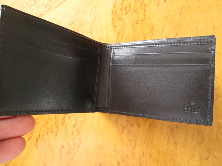 Men's Gucci Genuine Crocodile Mens Billfold Wallet