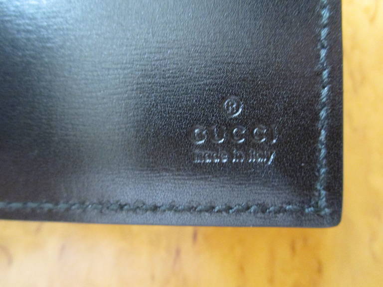 Gucci Genuine Crocodile Mens Billfold Wallet 1