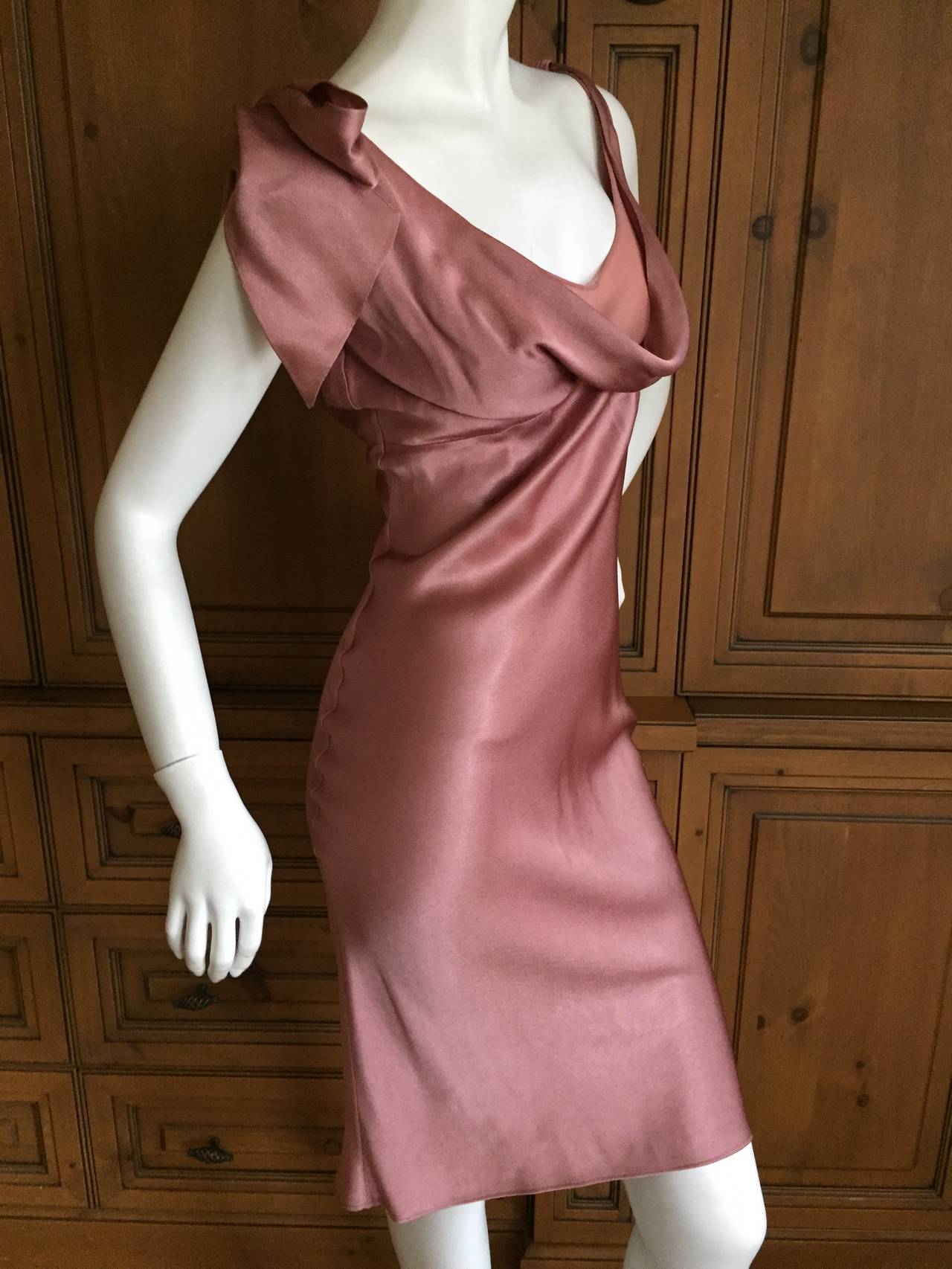 John Galliano SS 1994 Romantic Rose Slip Dress In Excellent Condition In Cloverdale, CA